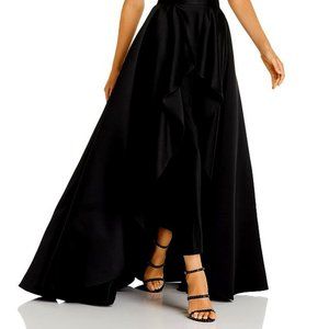 Jay Godfrey Black Gavin Overlay Skirt